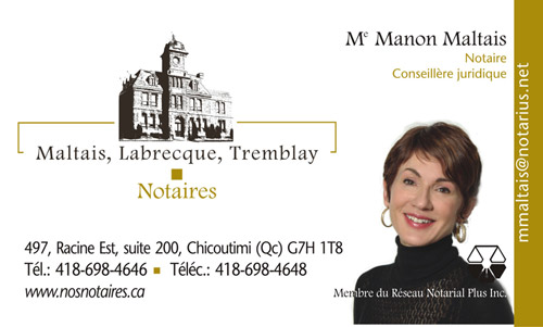 Manon Maltais - Notaire